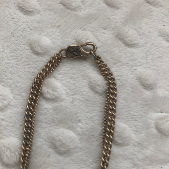 Juicy Couture Gold Rhinstone Crown Heart Necklace - Picture 6 of 6